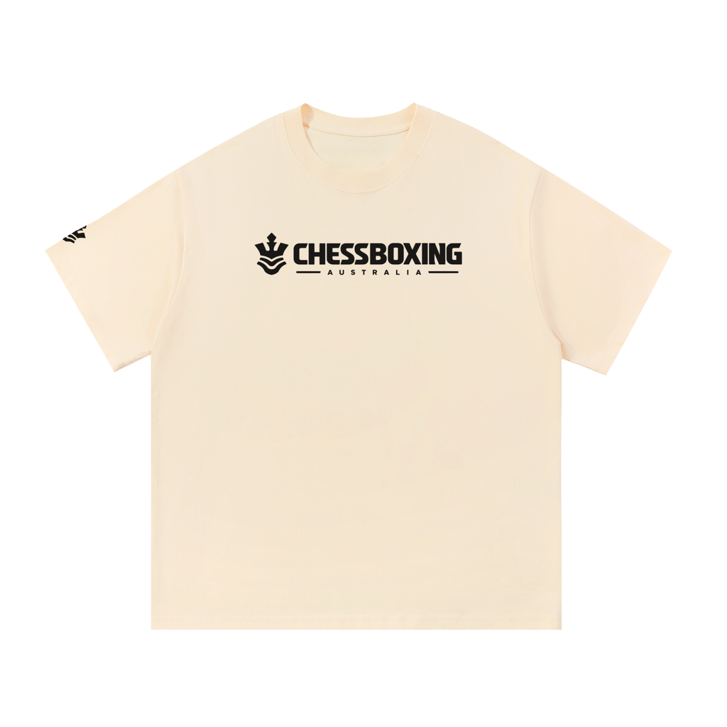 Chessboxing Australia Tee - Apricot