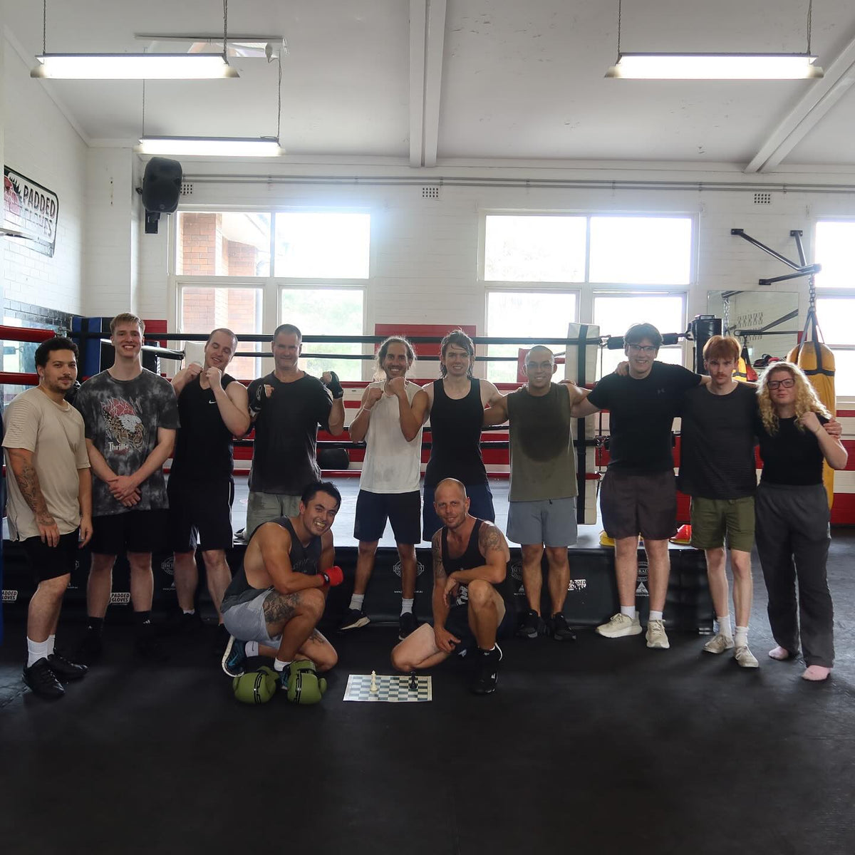 Chessboxing Australia's first training event at PCYC Glebe in March 2025